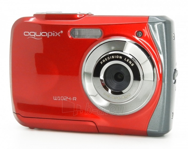 Fotoaparatas Easypix AquaPix W1024-R Splash red 10016 paveikslėlis 1 iš 5