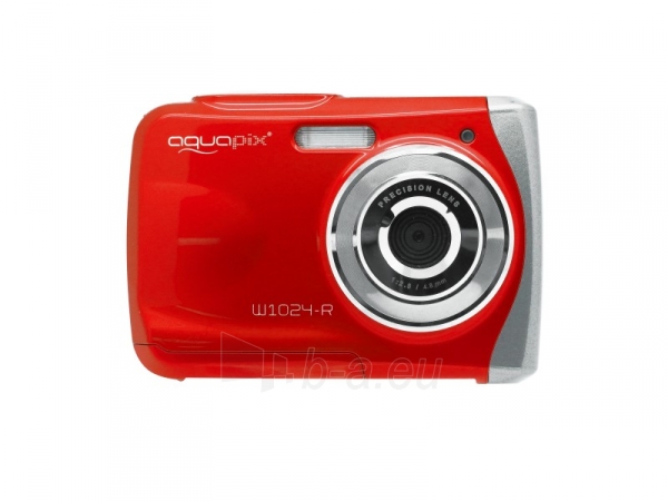 Fotoaparatas Easypix AquaPix W1024-R Splash red 10016 paveikslėlis 3 iš 5