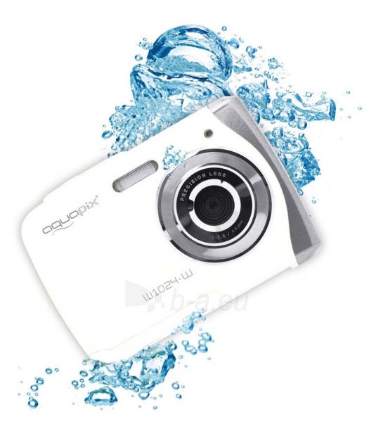 Fotoaparatas Easypix AquaPix W1024-W Splash white 10018 paveikslėlis 3 iš 4