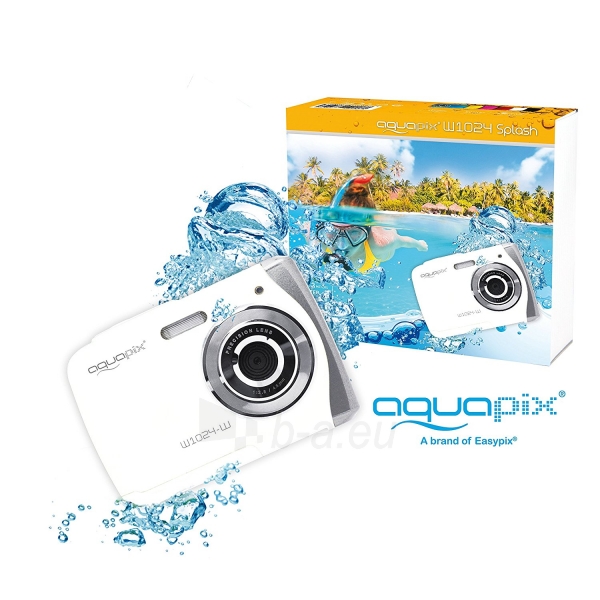 Fotoaparatas Easypix AquaPix W1024-W Splash white 10018 paveikslėlis 4 iš 4