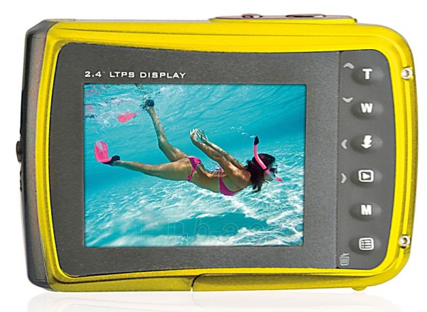 Fotoaparatas Easypix AquaPix W1024-Y Splash yellow 10014 paveikslėlis 2 iš 4