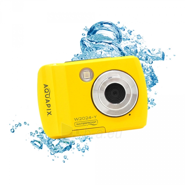Fotoaparatas Easypix Aquapix W2024 Splash yellow 10067 paveikslėlis 1 iš 8