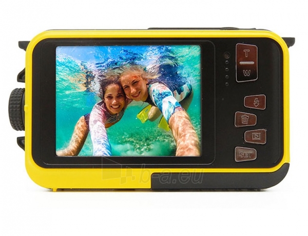 Fotoaparatas Easypix GoXtreme Reef Yellow 20150 paveikslėlis 2 iš 3