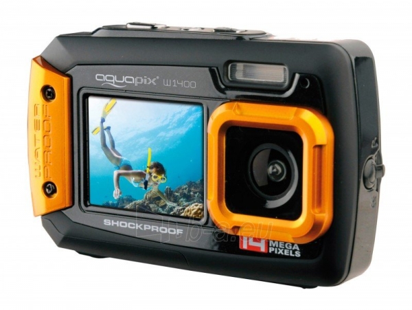 Fotoaparatas Easypix W1400 Active orange 10050 paveikslėlis 1 iš 6