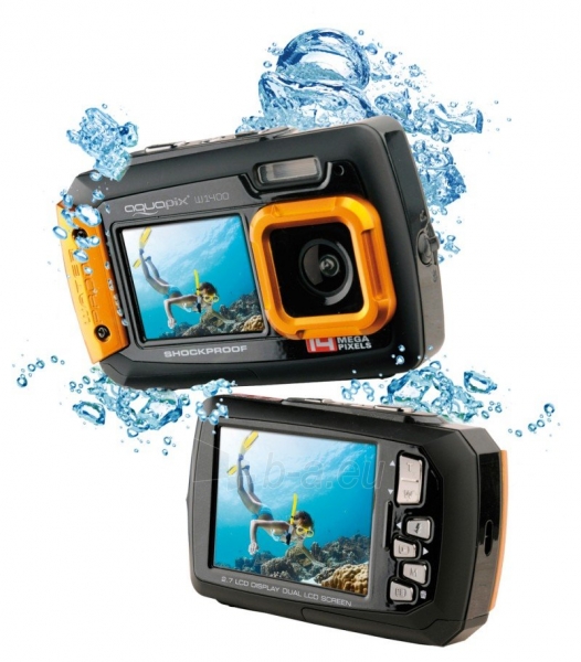 Fotoaparatas Easypix W1400 Active orange 10050 paveikslėlis 6 iš 6
