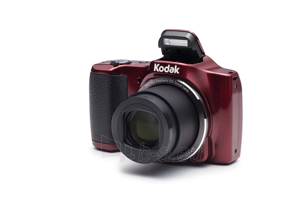 Fotoaparatas Kodak FZ201 Red paveikslėlis 3 iš 4