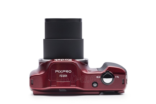 Digital camera Kodak FZ201 Red paveikslėlis 4 iš 4