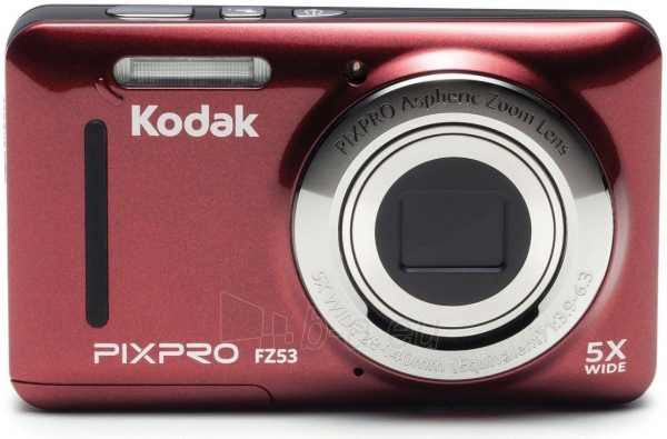 Digital camera Kodak FZ53 Red paveikslėlis 1 iš 4