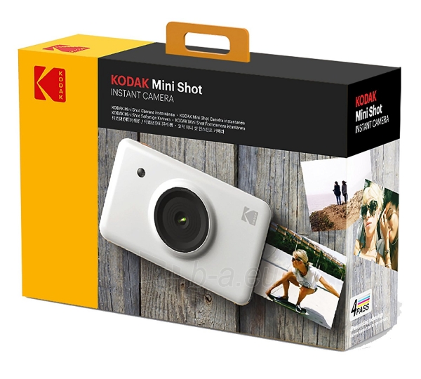 Fotoaparatas Kodak Minishot Camera & Printer White paveikslėlis 5 iš 6