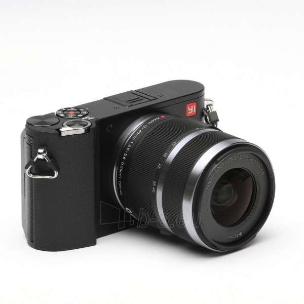 Fotoaparatas Xiaomi Yi M1 Mirrorless Digital Camera + 12-40mm F3.5-5.6 lens black (YI-M1) paveikslėlis 2 iš 4
