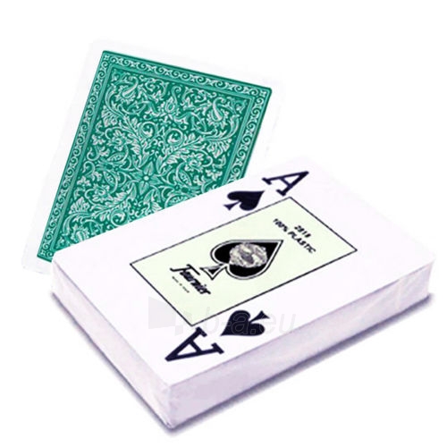 Fournier 2818 pokerio kortos (Žalios) paveikslėlis 1 iš 3