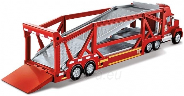 Mašinėlių sunkvežimis - transporteris Disney Pixar Cars Launching Mack Transporter FPX96 paveikslėlis 5 iš 5
