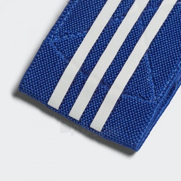 Futbolo apsaugų laikikliai adidas AZ9875, mėlyni su baltu logotipu paveikslėlis 4 iš 5