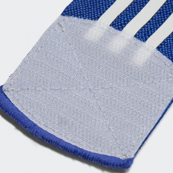 Futbolo apsaugų laikikliai adidas AZ9875, mėlyni su baltu logotipu paveikslėlis 5 iš 5