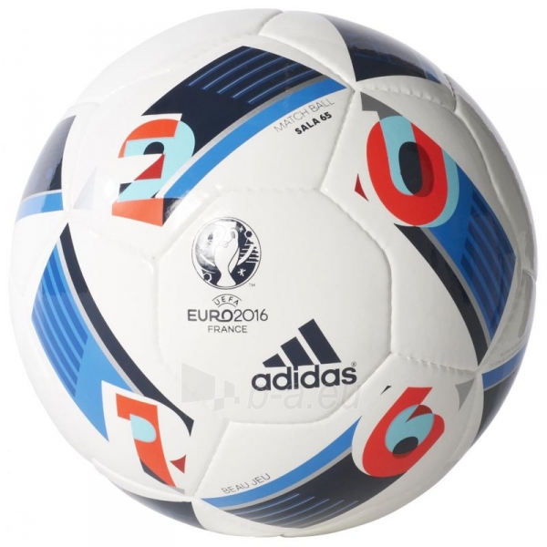 Futbolo kamuolys adidas Beau Jeu EURO16 Sala 65 AC5432 paveikslėlis 1 iš 3