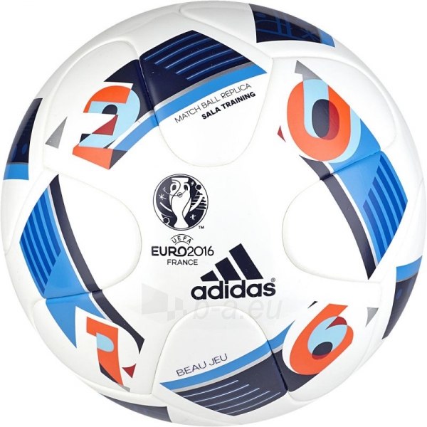 Futbolo kamuolys adidas Beau Jeu EURO16 Sala Training AC5446 paveikslėlis 1 iš 1
