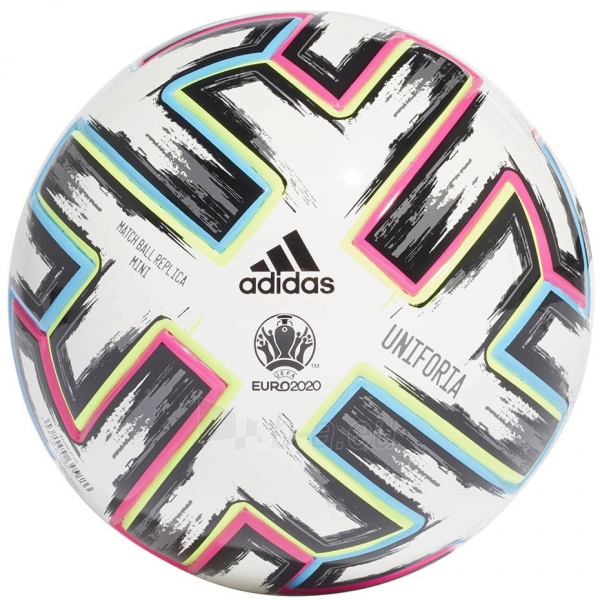 Futbolo kamuolys adidas EURO2020 UNIFORIA MINI FH7342 white paveikslėlis 1 iš 1