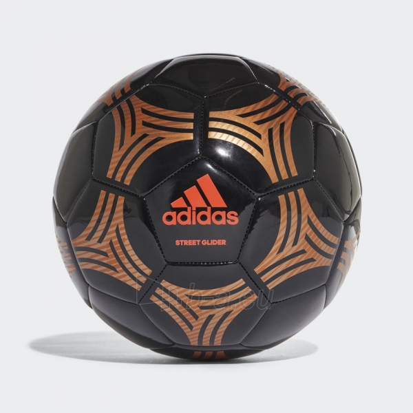 Futbolo kamuolys adidas TANGO STREET GLIDER CE9975 juoda-oranžinė paveikslėlis 1 iš 5