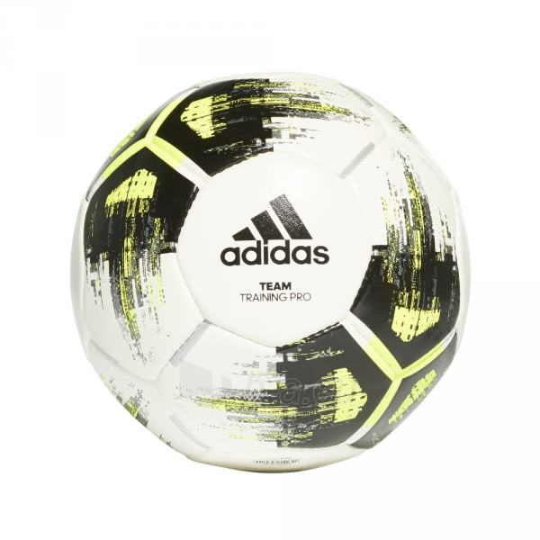 Futbolo kamuolys adidas TEAM TRAINING PRO CZ2233 white/black yellow paveikslėlis 1 iš 2