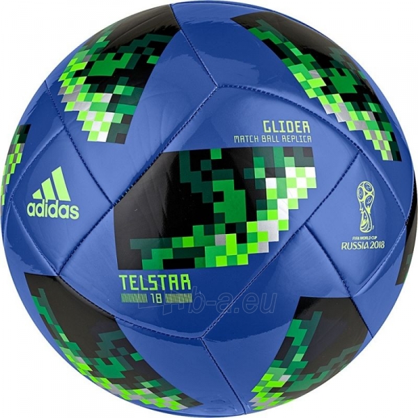 Futbolo kamuolys adidas Telstar World Cup 2018 Glider CE8100 paveikslėlis 1 iš 3