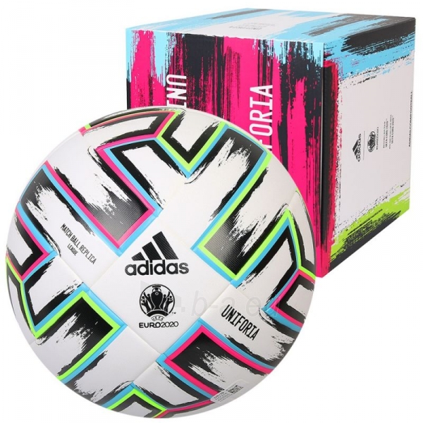 Futbolo kamuolys adidas Uniforia League XMAS Euro 2020 FH7376, 4 paveikslėlis 1 iš 3