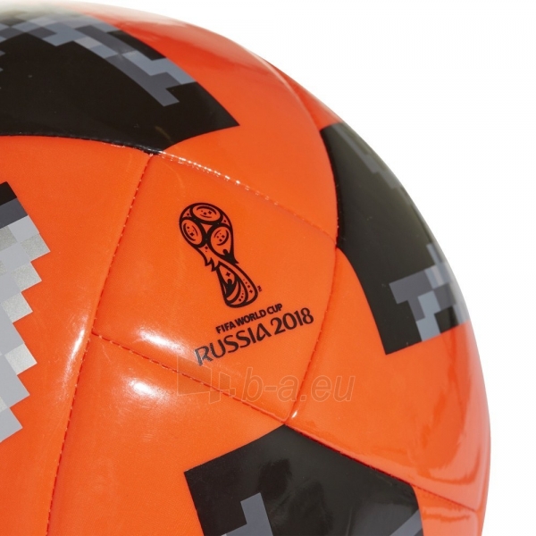 Futbolo kamuolys adidas WORLD CUP 2018 GLIDER CE8098, oranžinis paveikslėlis 2 iš 4