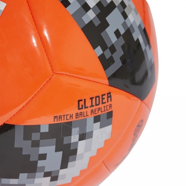 Futbolo kamuolys adidas WORLD CUP 2018 GLIDER CE8098, oranžinis paveikslėlis 3 iš 4