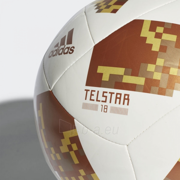 Futbolo kamuolys adidas WORLD CUP 2018 GLIDER CE8099 baltas paveikslėlis 5 iš 5
