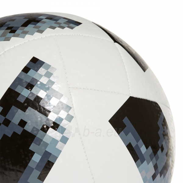 Futbolo kamuolys adidas WORLD CUP 2018 TOP GLIDER CE8096, baltas/pilkas paveikslėlis 2 iš 4