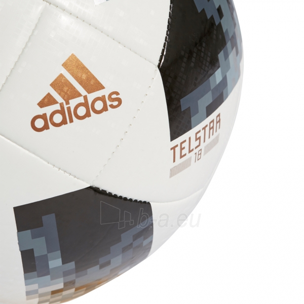 Futbolo kamuolys adidas WORLD CUP 2018 TOP GLIDER CE8096, baltas/pilkas paveikslėlis 4 iš 4