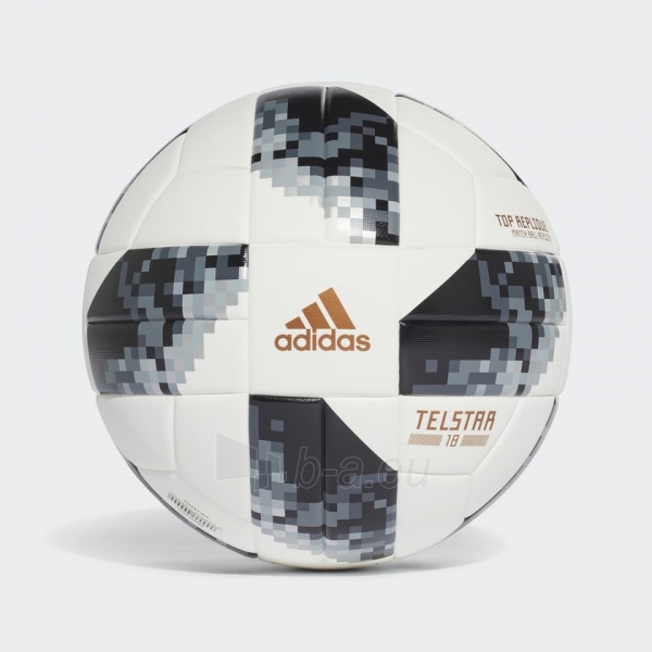 Futbolo kamuolys adidas WORLD CUP 2018 TOPRX CD8506 white/gray paveikslėlis 1 iš 6