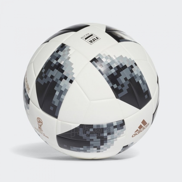 Futbolo kamuolys adidas WORLD CUP 2018 TOPRX CD8506 white/gray paveikslėlis 2 iš 6