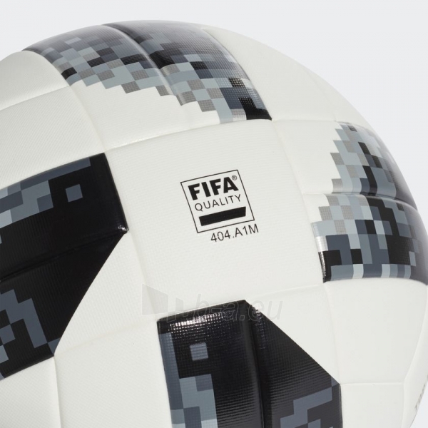 Futbolo kamuolys adidas WORLD CUP 2018 TOPRX CD8506 white/gray paveikslėlis 5 iš 6