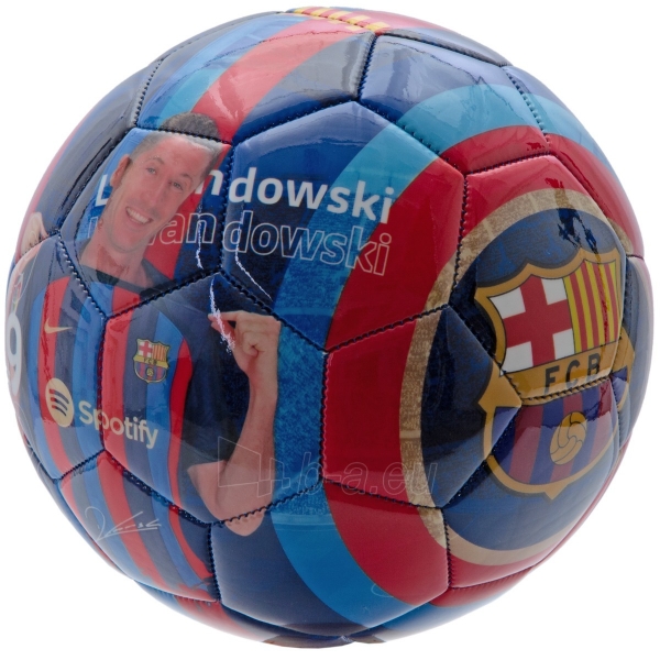 Futbolo kamuolys FC BARCELONA Robert Lewandowski , 5 paveikslėlis 2 iš 3