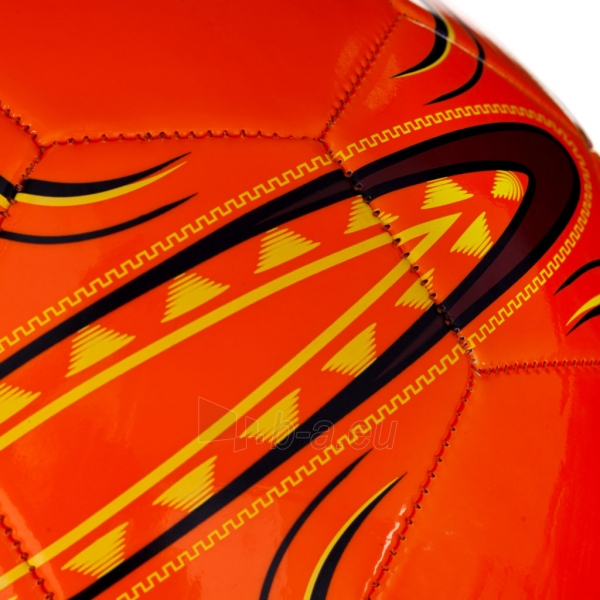 Futbolo kamuolys Ferrum oranžinis/juodas paveikslėlis 3 iš 7