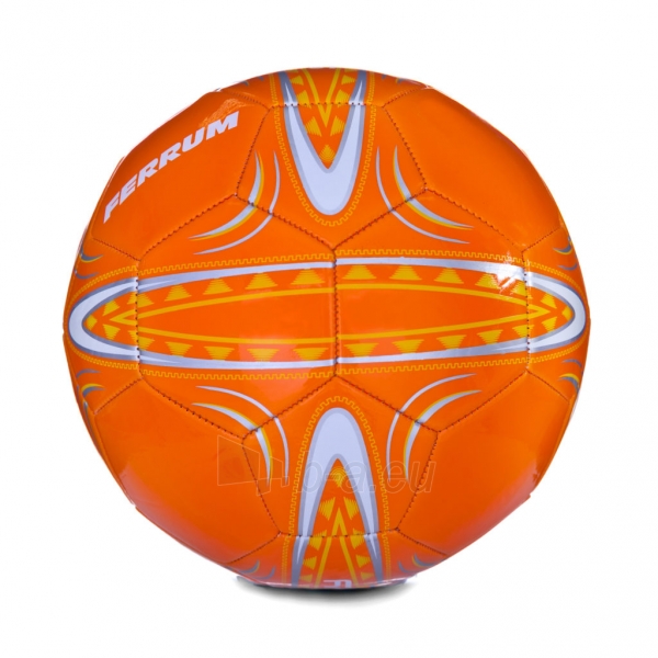 Futbolo kamuolys Ferrum oranžinis paveikslėlis 3 iš 7