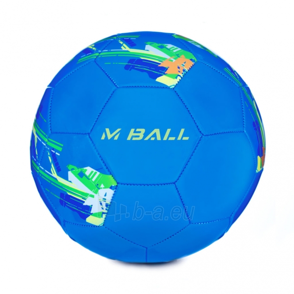 Futbolo kamuolys MBALL mėlynas paveikslėlis 1 iš 6