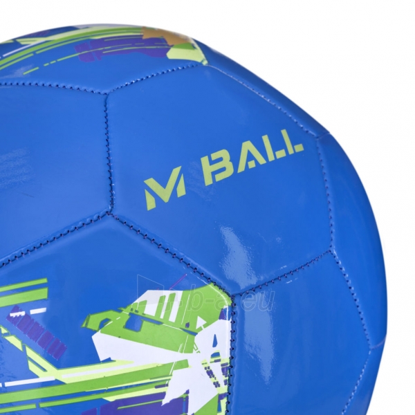 Futbolo kamuolys MBALL mėlynas paveikslėlis 5 iš 6