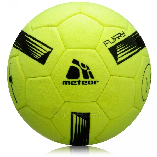 Futbolo kamuolys Meteor, geltona/žalia paveikslėlis 2 iš 2