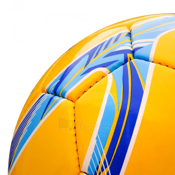 Futbolo kamuolys Meteor 360 SHINY, geltonas paveikslėlis 3 iš 5