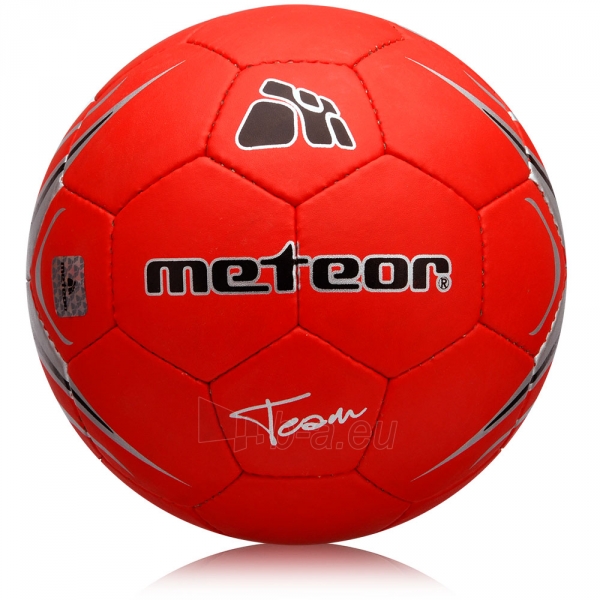 Futbolo kamuolys Meteor Team, raudonas paveikslėlis 1 iš 3