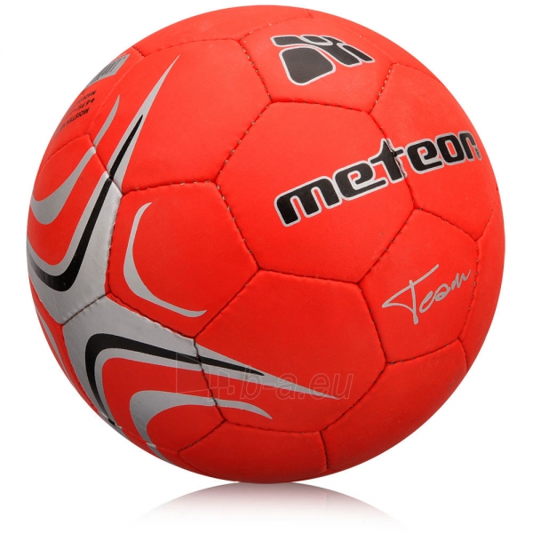 Futbolo kamuolys Meteor Team, raudonas paveikslėlis 2 iš 3