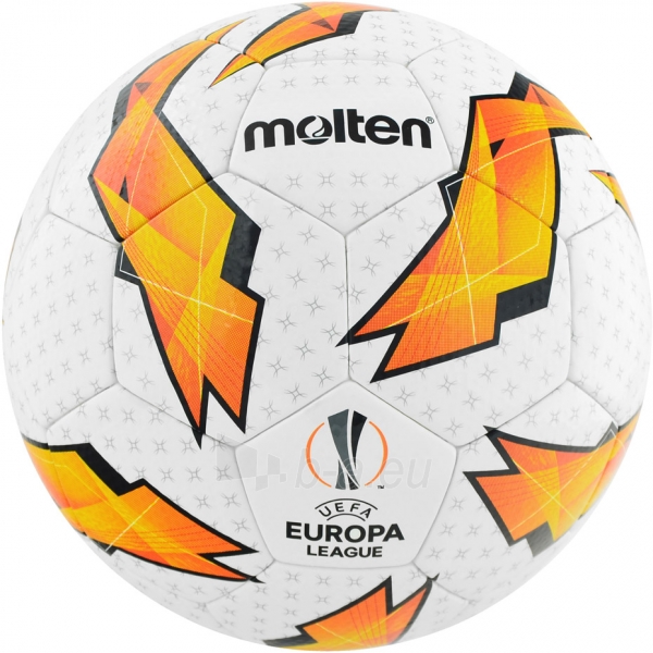 Futbolo kamuolys Molten Official UEFA Europa League F5U5003-G18 paveikslėlis 1 iš 6