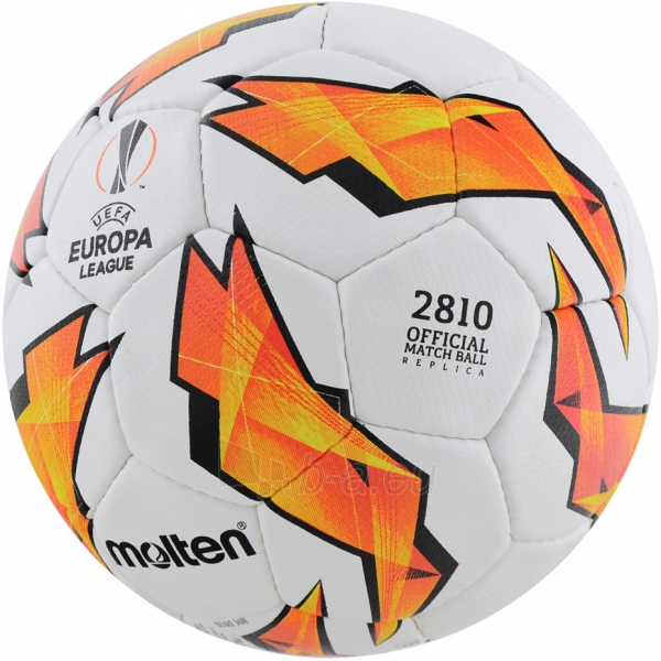 Futbolo kamuolys Molten Replika UEFA Europa League F5U2810-G18 paveikslėlis 3 iš 3