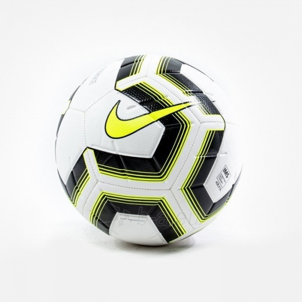 Futbolo kamuolys NIKE STRIKE TEAM SC3535-102 balta / juoda ir geltona paveikslėlis 1 iš 3