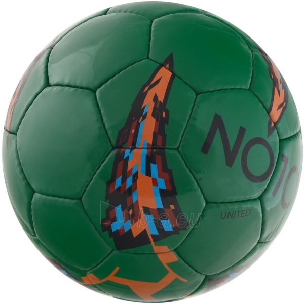 Futbolo kamuolys NO10 UNITED GREEN 56018-C paveikslėlis 2 iš 3