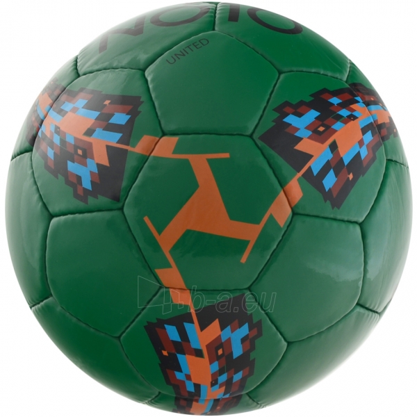 Futbolo kamuolys NO10 UNITED GREEN 56018-C paveikslėlis 3 iš 3