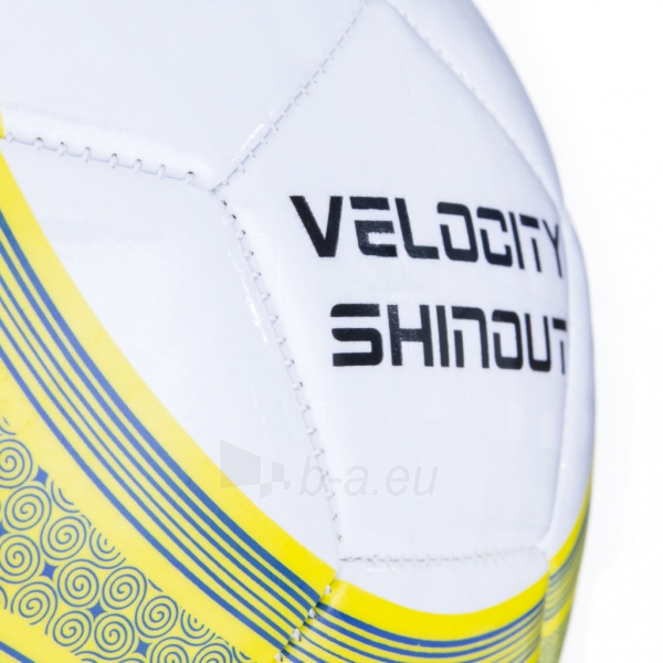 Futbolo kamuolys VELOCITY SHINOUT balta/geltona paveikslėlis 4 iš 7