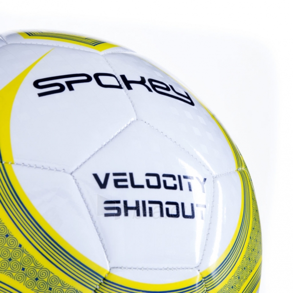 Futbolo kamuolys VELOCITY SHINOUT balta/geltona paveikslėlis 7 iš 7