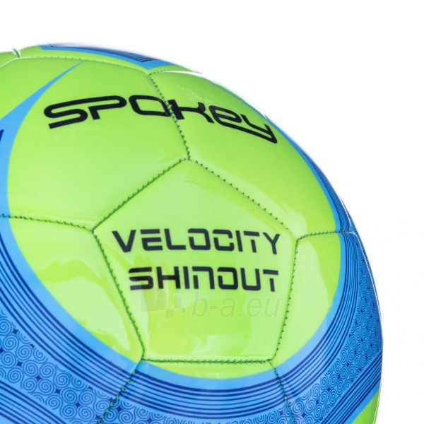 Futbolo kamuolys VELOCITY SHINOUT žalia/mėlyna paveikslėlis 4 iš 7